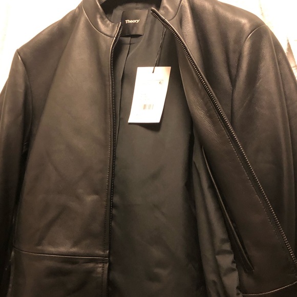 Men’s Theory, arvid lamb skin jacket, soft supple. - Picture 5 of 10